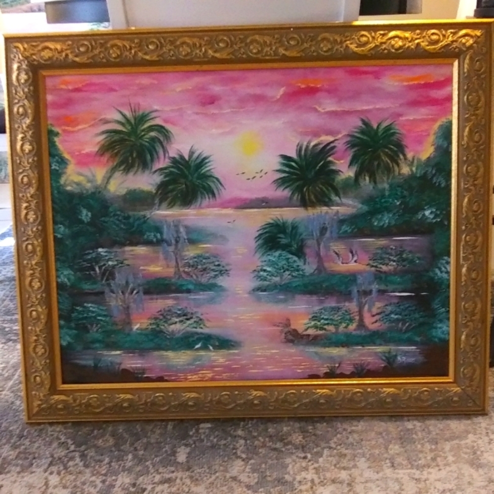 SOLD ON EXHIBIT Nature Bird PAINTING.... on EXHIBIT  THROUGH APRIL